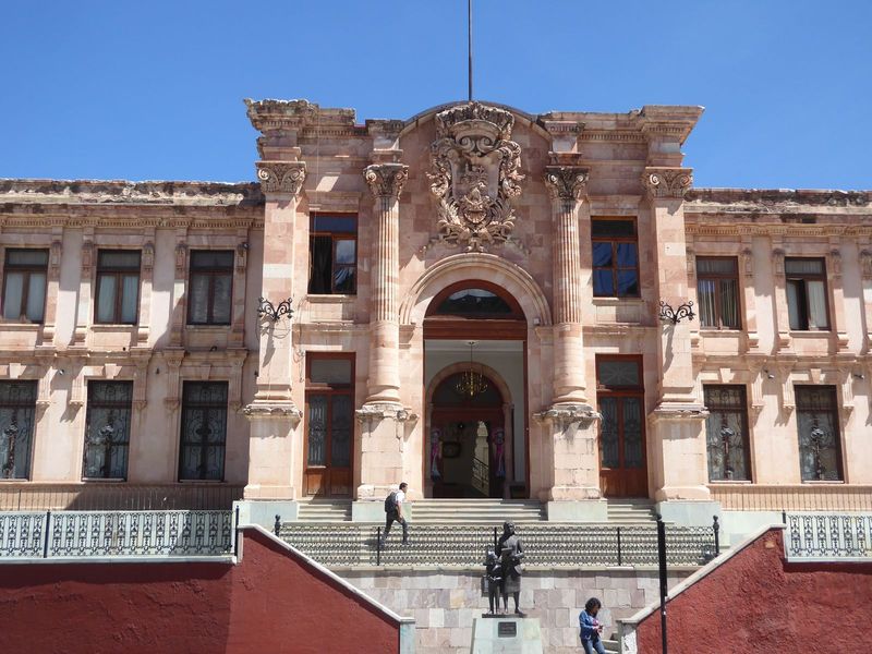 A nearby and very grand public school, originally a hospital.