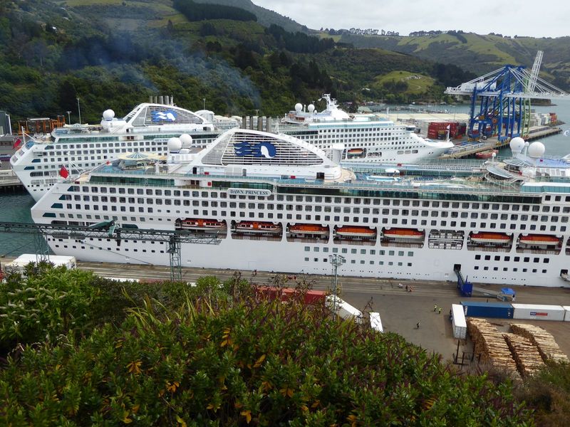 Here today, gone tomorrow. Note the log piles at the lower right: another major export.