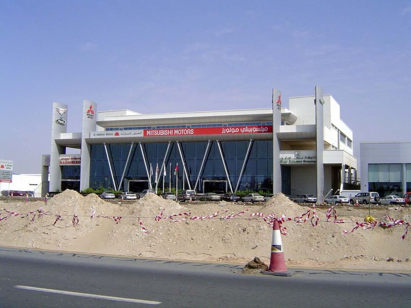 Zipping along Sheikh Zayed street. What's missing?