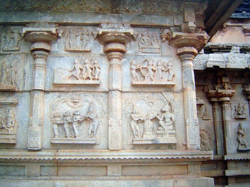 Mythological scenes.