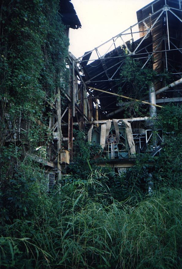 It's also an industry that's been in decline for a long time. Here: an abandoned but not so old sugar refinery.