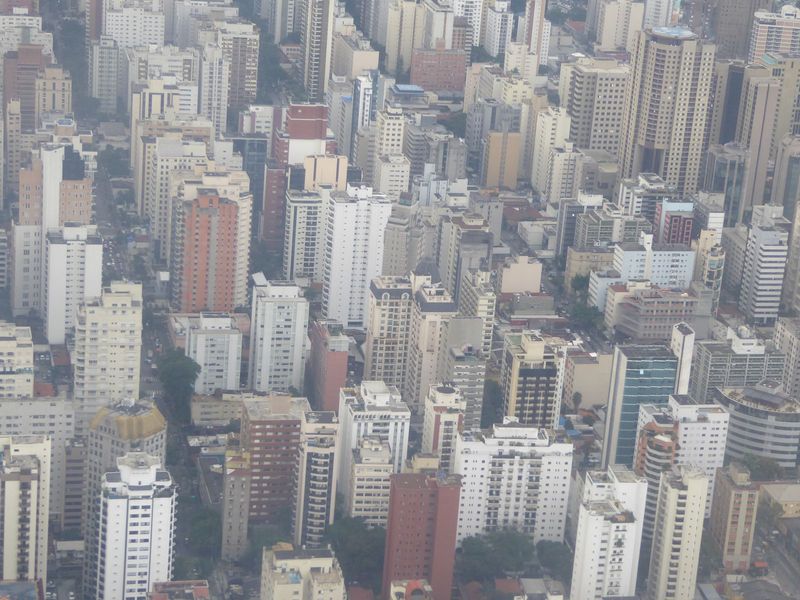 Only a couple of miles from the previous few pictures, we're coming in from the northwest to land at Congonhas Airport.