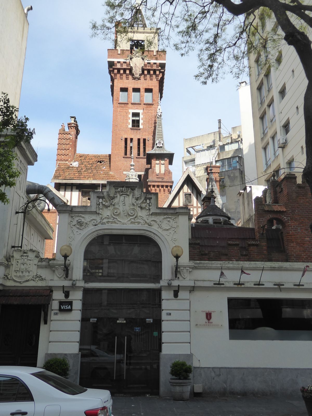 Here's the view from the back door. The building is now a museum and cultural-event venue.