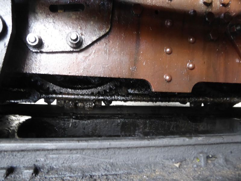 Maybe you can see the greasy cog that meshes with the rack.