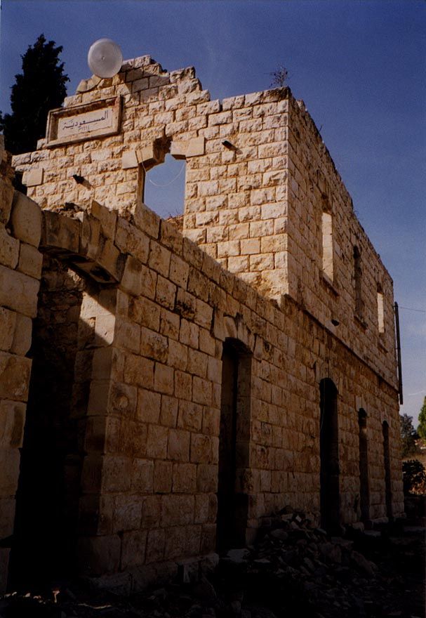 A closer look at the station building.