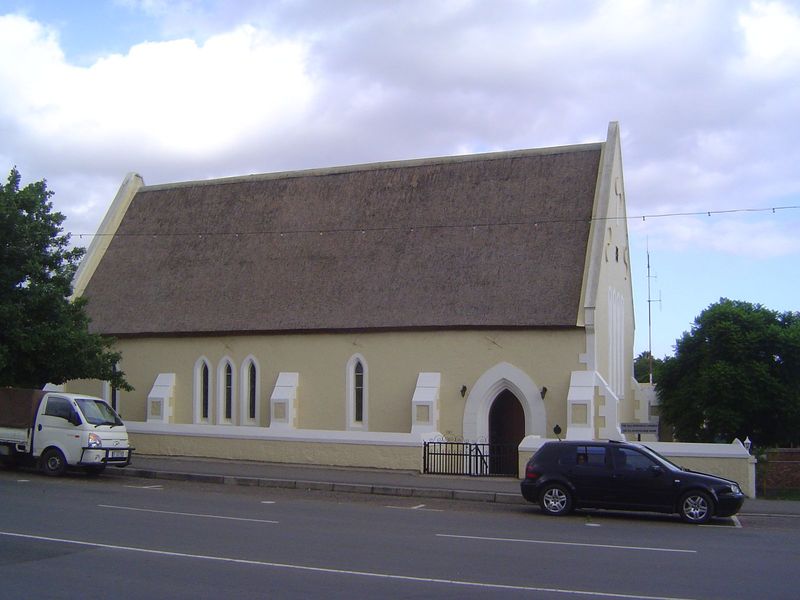 A more churchly church, St Luke's, also on Voortrek St. The oldest church in town, it was built in 1865 as a mission church, that is, a chur
