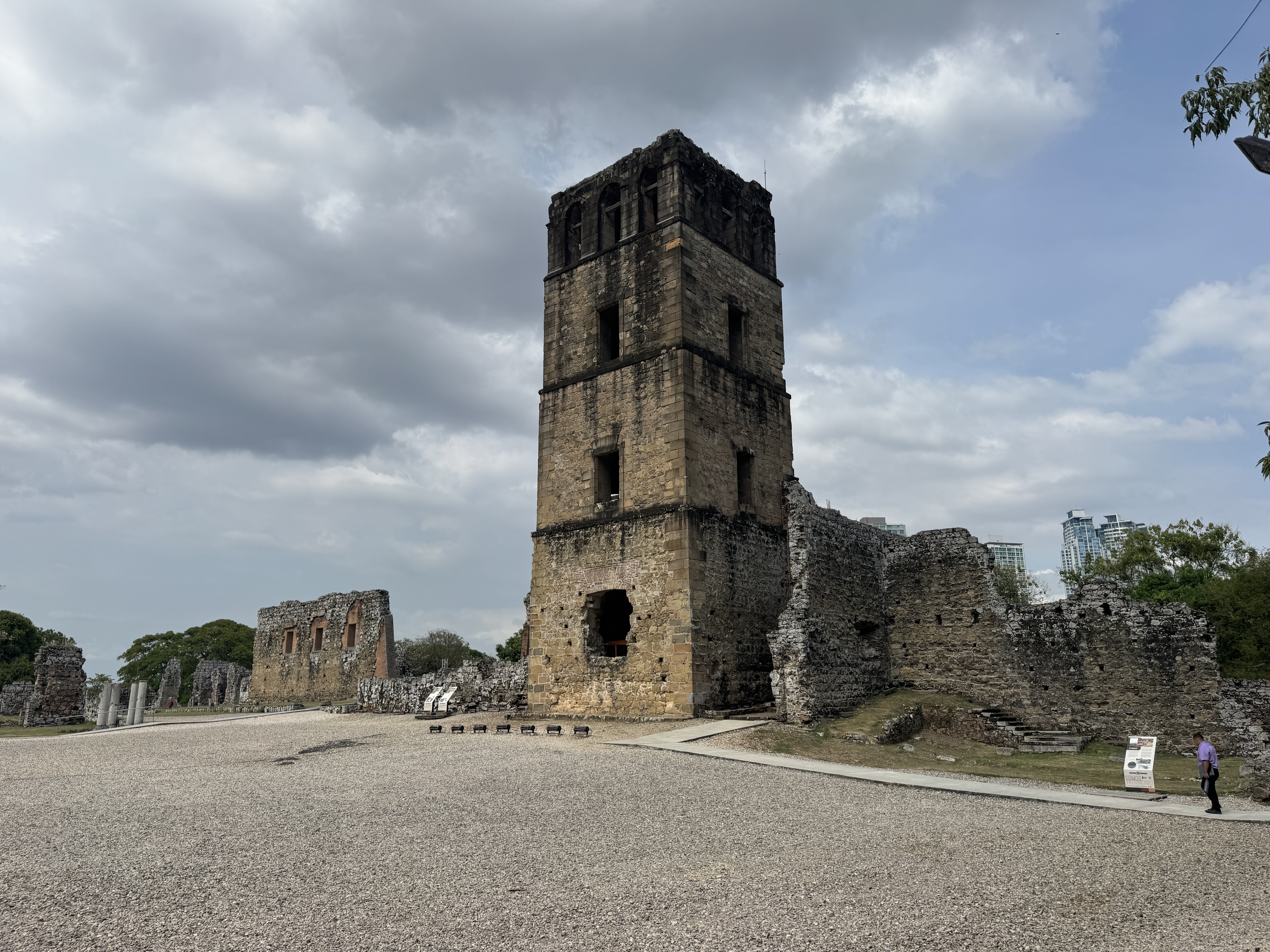 Panama Viejo, a ruin since Henry Morgan's most undiplomatic visit in 1671, is now an archaeological site whose most striking feature is this