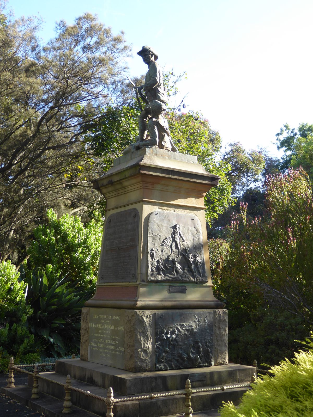 And of course there are military memorials, like this one for the South African War.