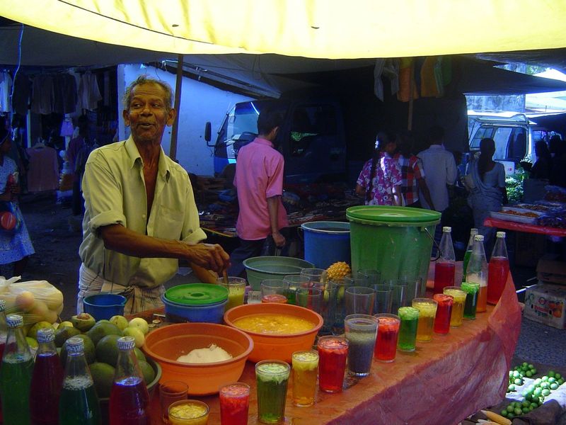 Cool off with fresh fruit juice.