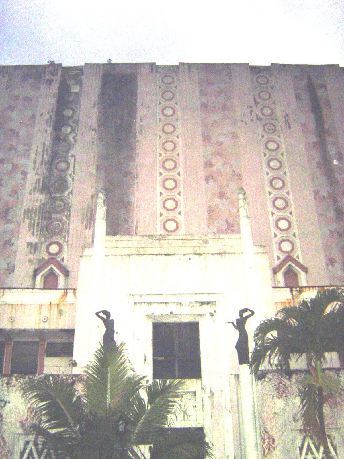 Stage door facade.