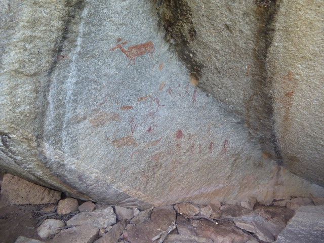 They're the work of bushmen.