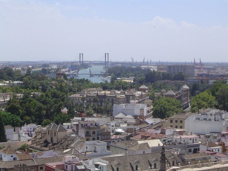 Looking south toward the Quadalquivir.