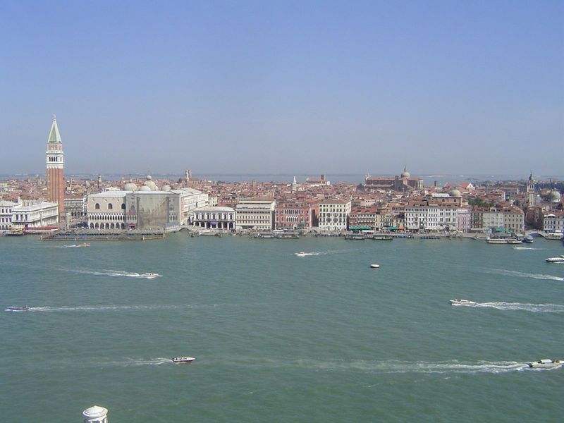 Stretching east from the Doge's palace is the promenade of the Riva Degli Schiavone—the quai or embankment of the Slavs. These were the Slav