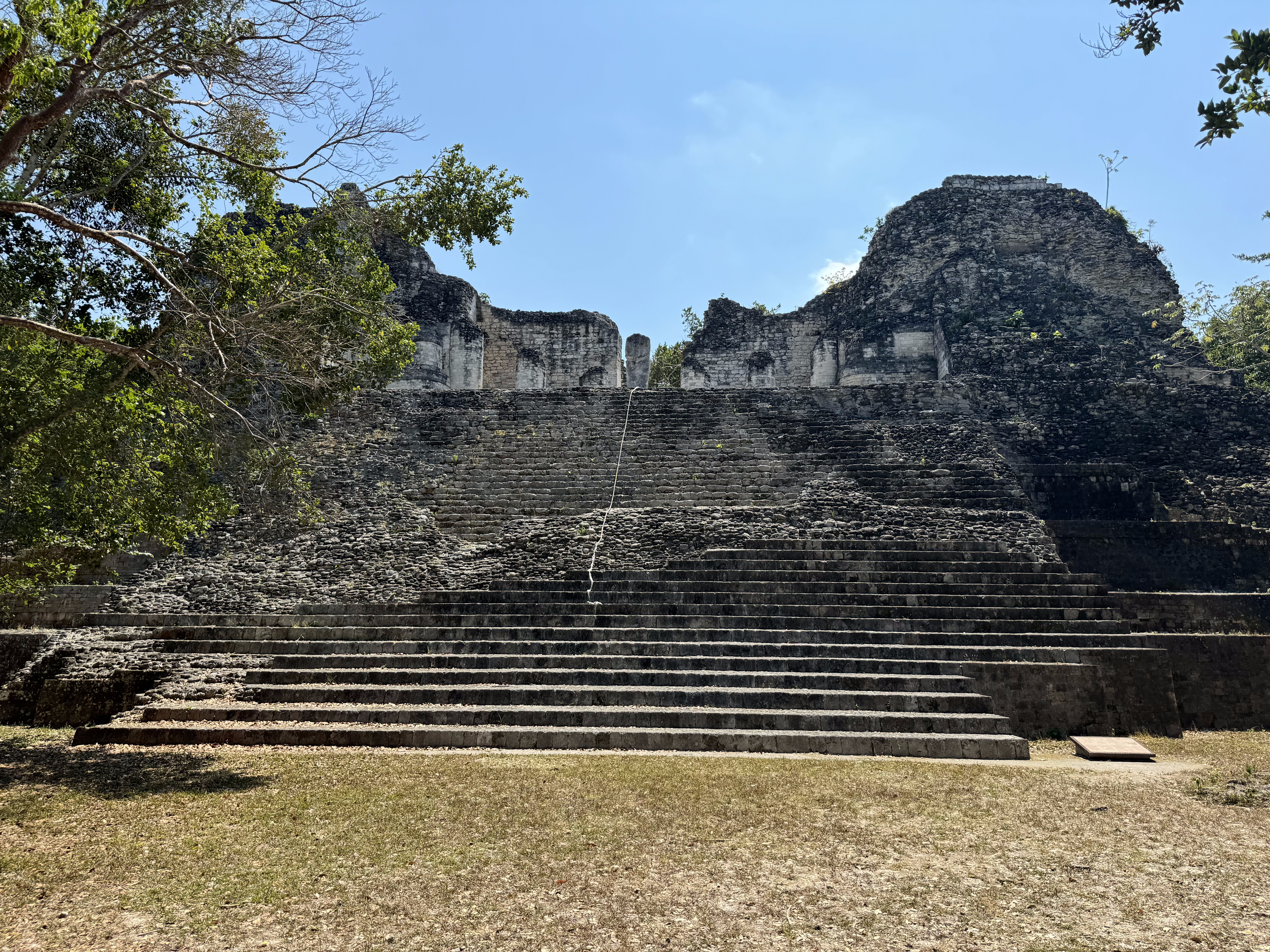 You should run up there and check the steles.  I'll wait down here.