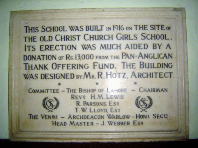 Explanatory sign.