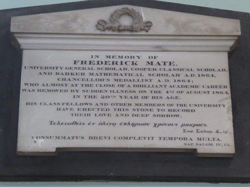 But the plaque over the door gives you a moment's pause.