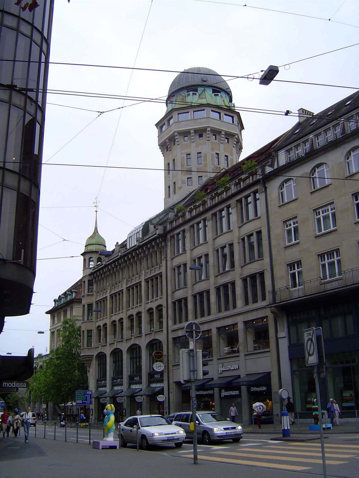 The Swiss may not be famously exotic, but Zurich is full of buildings from about 1900 that speak of bourgeois longings. Here the Urania obse
