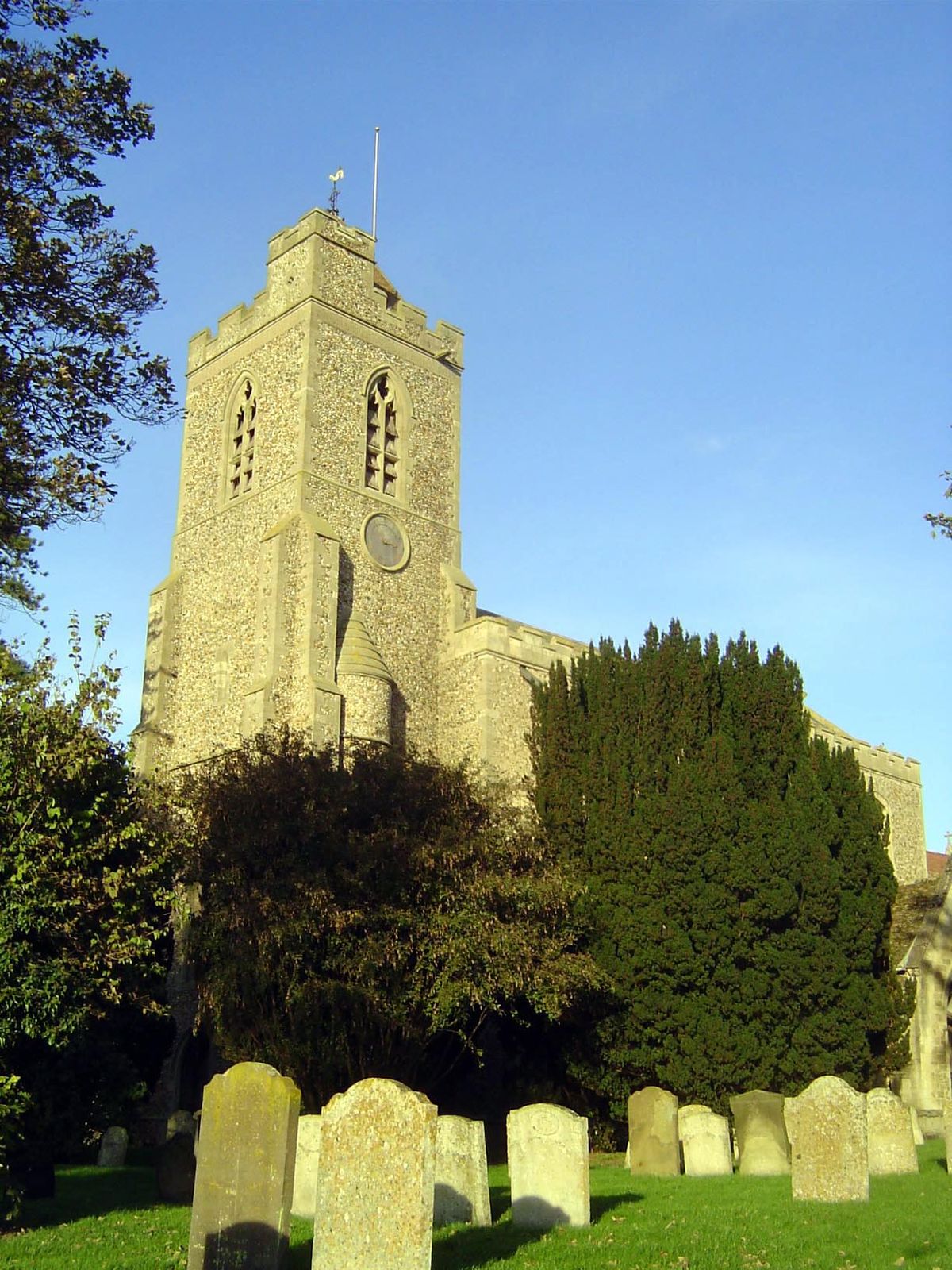 Down a notch or two or twelve, we've come east a few miles to St. Andrew's church in Isleham.