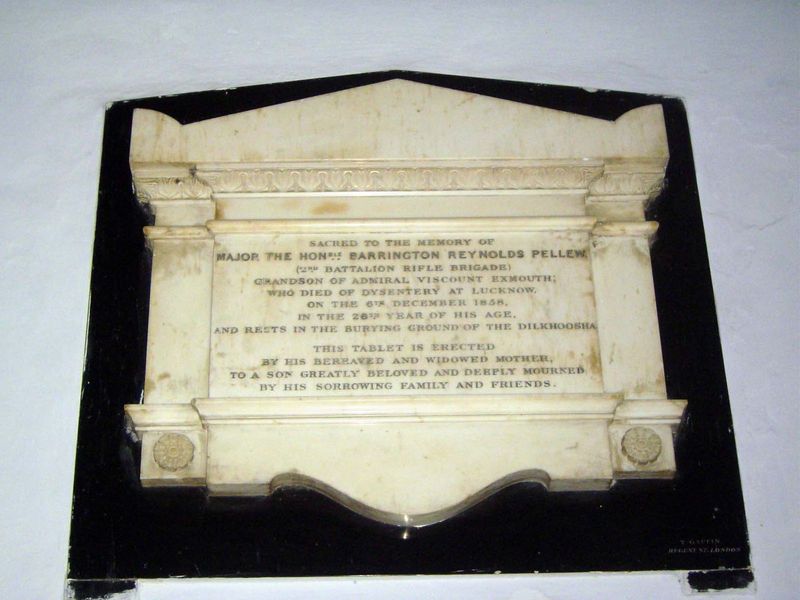 The monuments aren't restricted to those who died in the mutiny. Here's one for a young man who died a month after the rebellion ended.