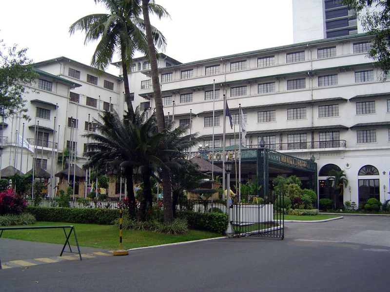 Here, however, is a survivor, remodelled but not reconstructed. It's the Manila Hotel, the city's first luxury hotel. It stands on filled la