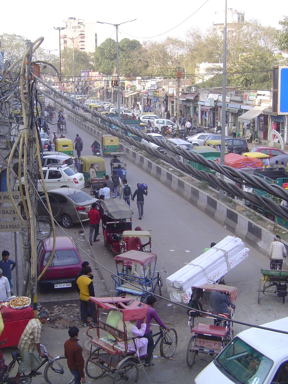 Amazing, what you can load on a cycle rickshaw.