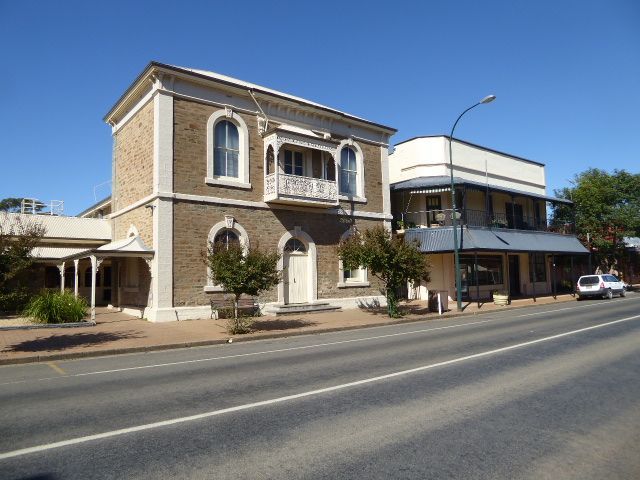 The Riverton Community Hall opened in 1874. The upper story and wing were later additions.