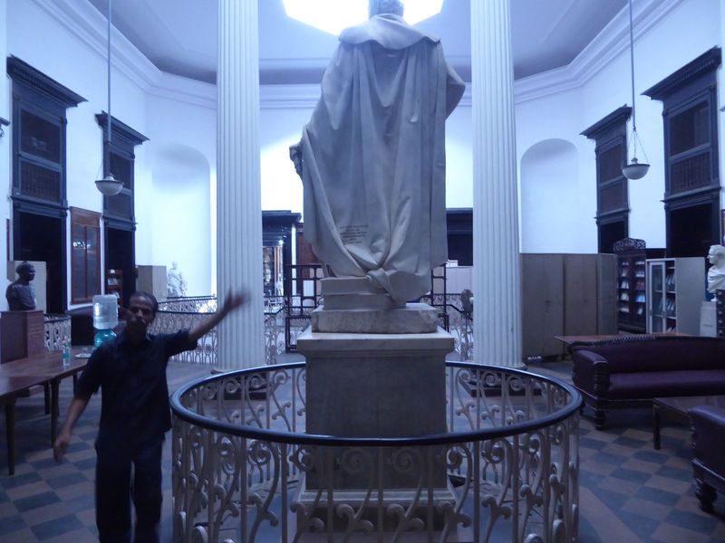 We'd like a snap of John Malcolm, another governor, but we're chased away.