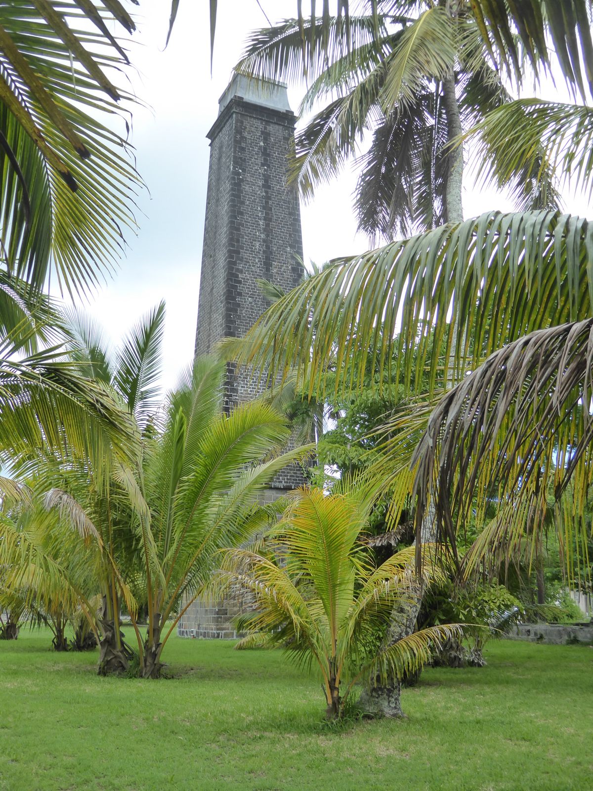 There are lots of these old chimneys scattered around the island.