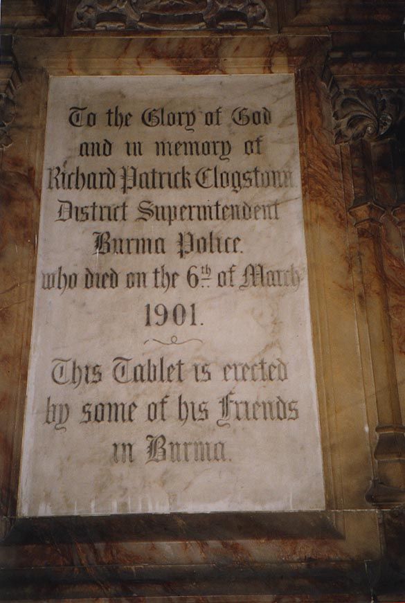 A monument inside the cathedral.