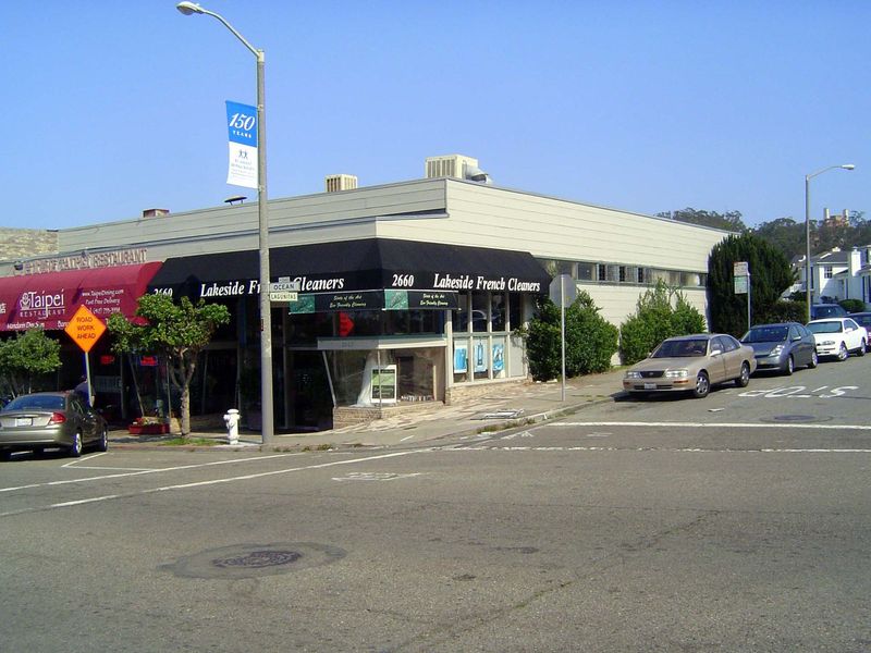 A few doors down was a shoe store, now a cleaners. These were the days when shoe stores had x-ray machines, supposedly to show whether the b