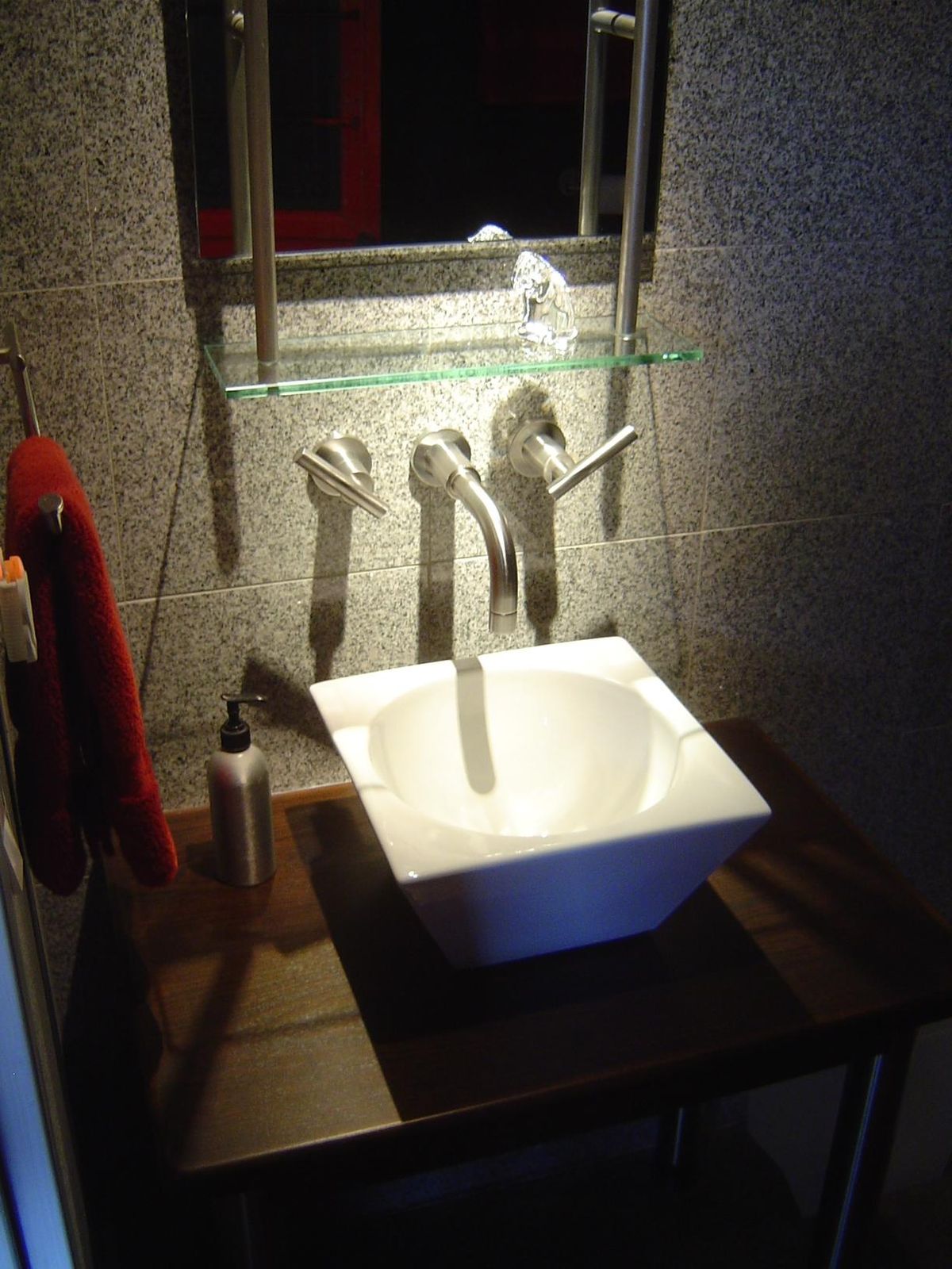 Bathroom sink.