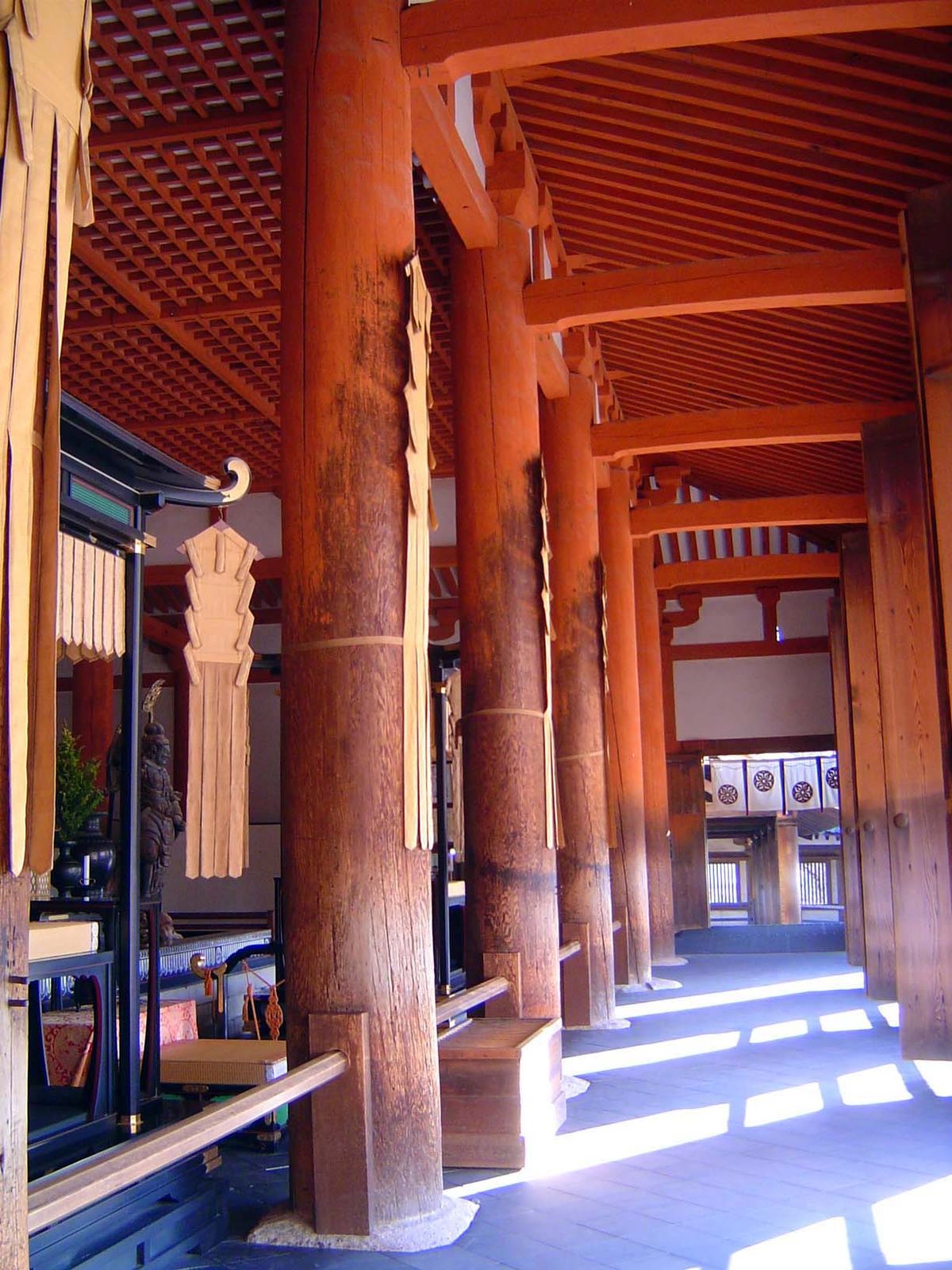 Inside.