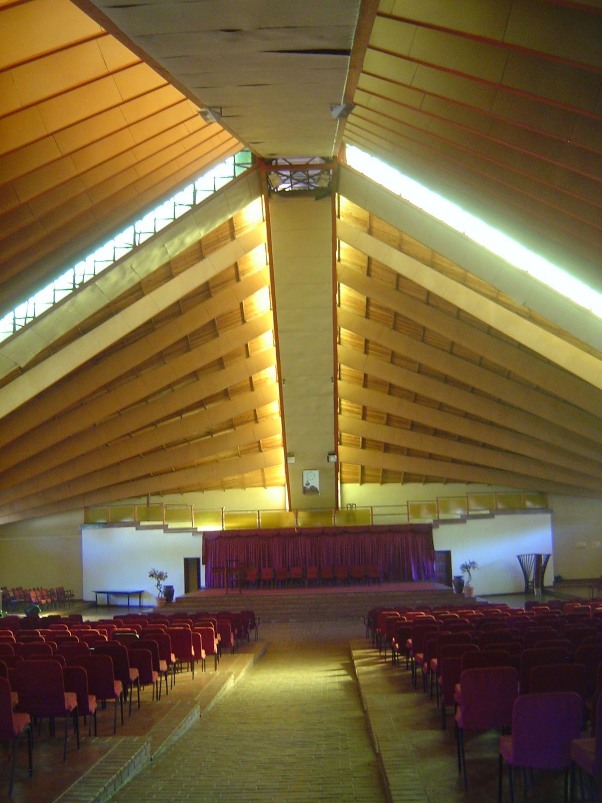 Its interior.