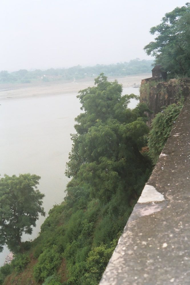 Looking down from the fort.
