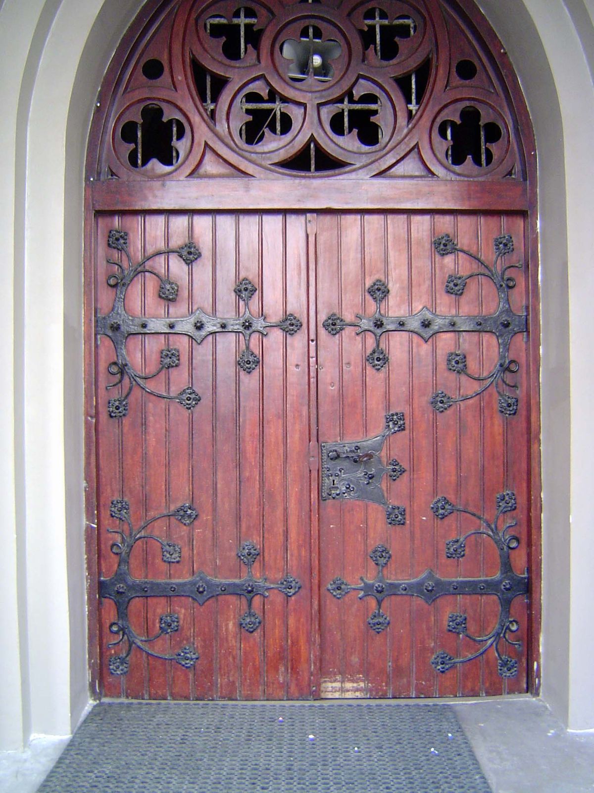 The doors are works of art.