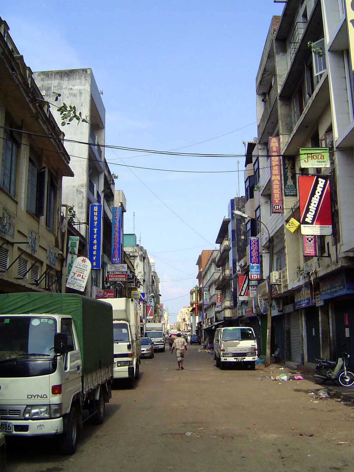 The parallel Prince Street, along which the Dutch Museum shown in the previous folder stands in stark contrast to its neighbors.