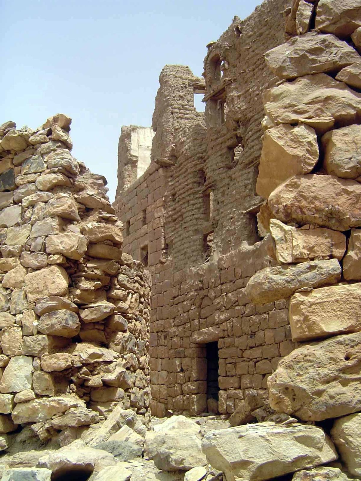 So many questions, so few answers, but this is the entrance to the same fortress.