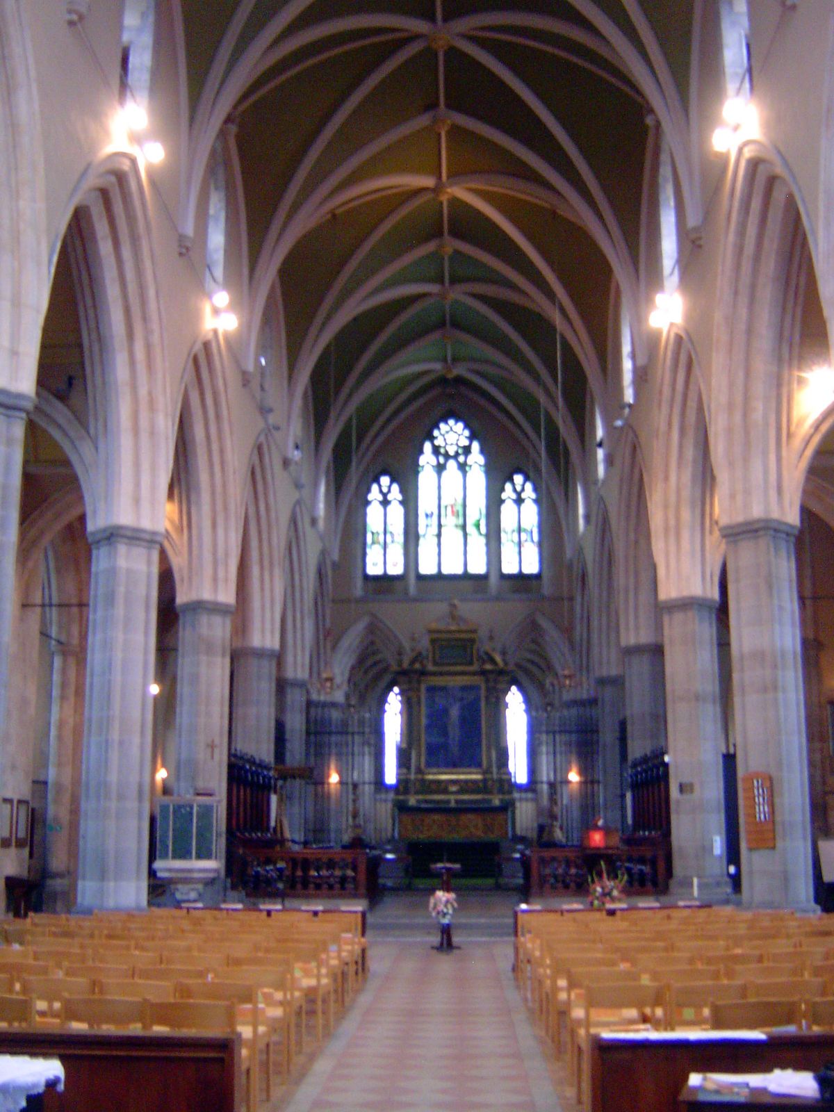 The local church, All Saints, was built at the same time as the rest of the neighborhood through a bequest from Lady Charles Brudenell-Bruce