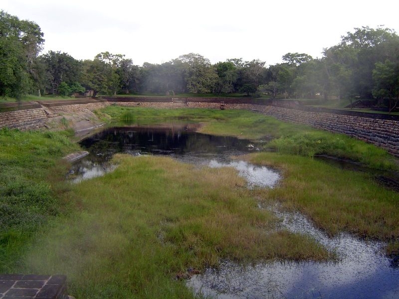Perhaps the reason is simply the scale of the thing. This is Eth Pokuna, called Elephant Pond.
