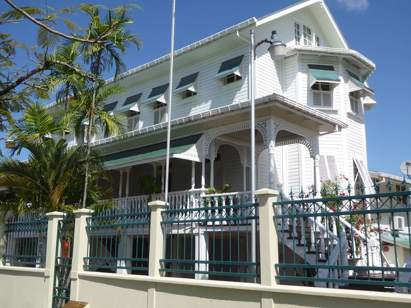 Another neighbor, the Brazilian ambassador's residence at the corner of Anira and Peter Rose.