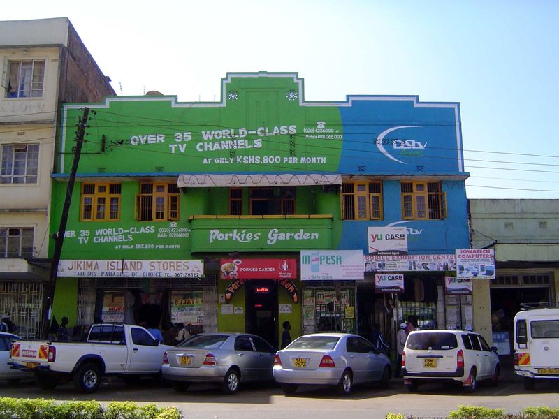 The wider world arrives, including M-Pesa, Kenya's ubiquitous service providing cash transfers between cell-phone owners.