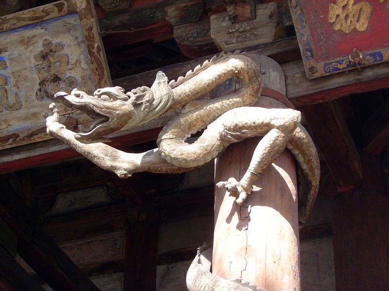 The dragons are different from one another. They are original, too.
