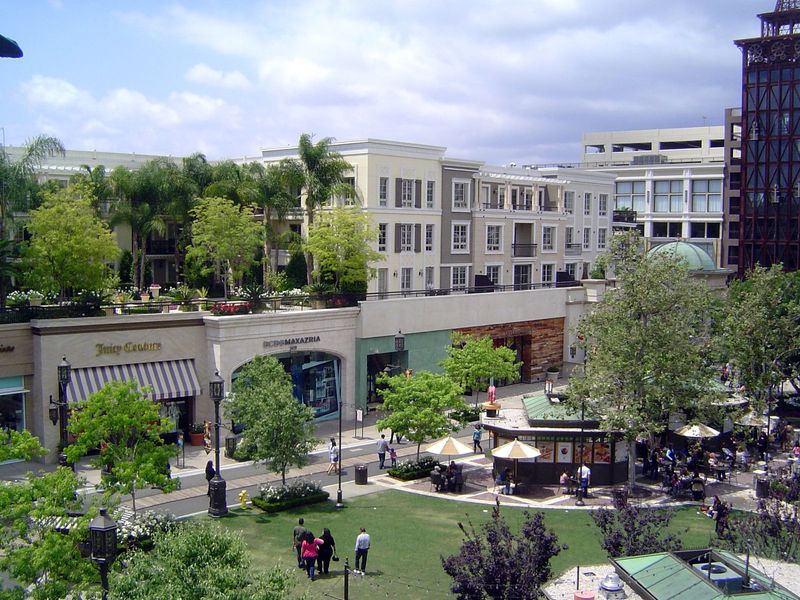 From there, the view shows rooftop greenery.