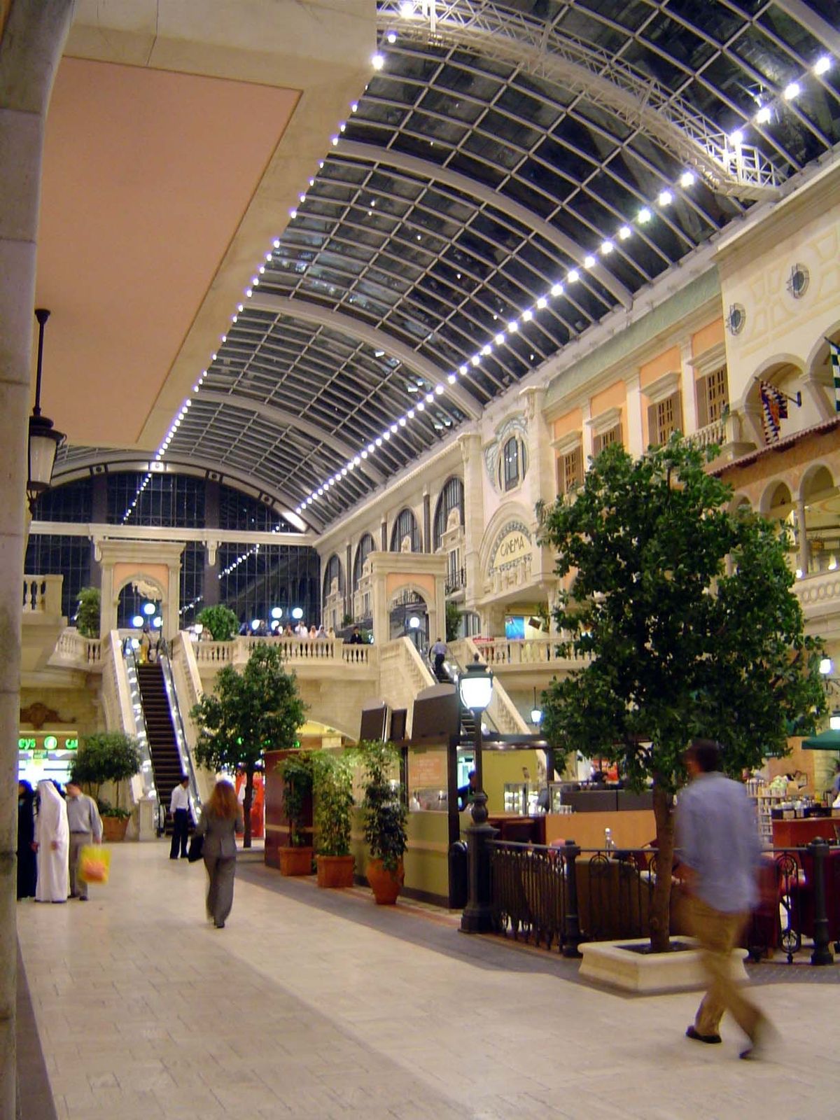 The mall has 247,000 square feet of GLA or gross leasable area. The project was financed by or through who knows? Abdul Rahim Al Zarooni, a 