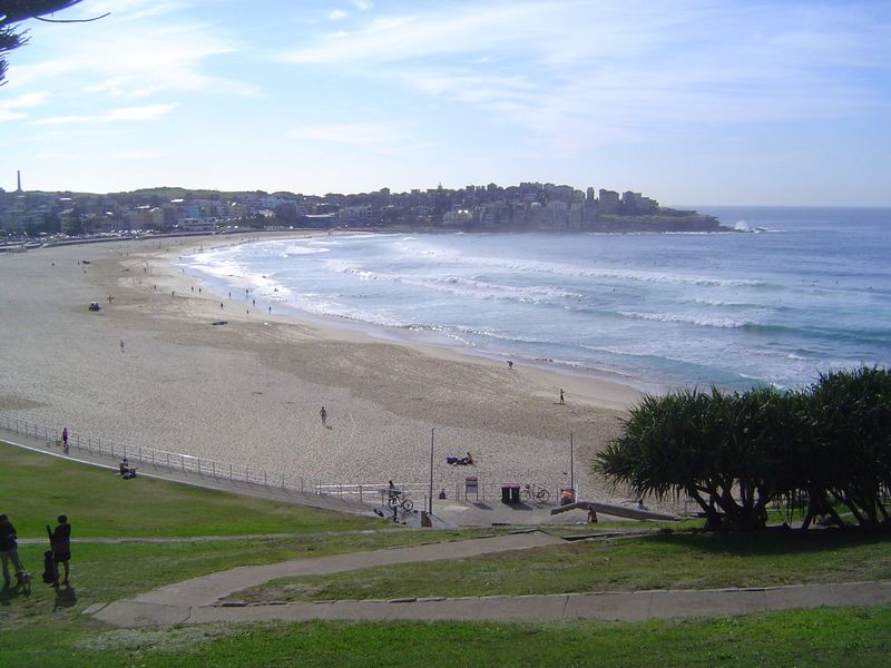 Bondi is all of four miles from the Circular Quay, though you'd never know it driving, when getting there takes least 20 minutes.

Crash his