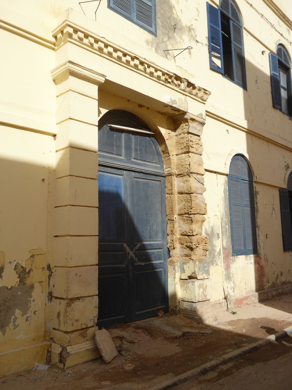 Entrance to the Commander's house.