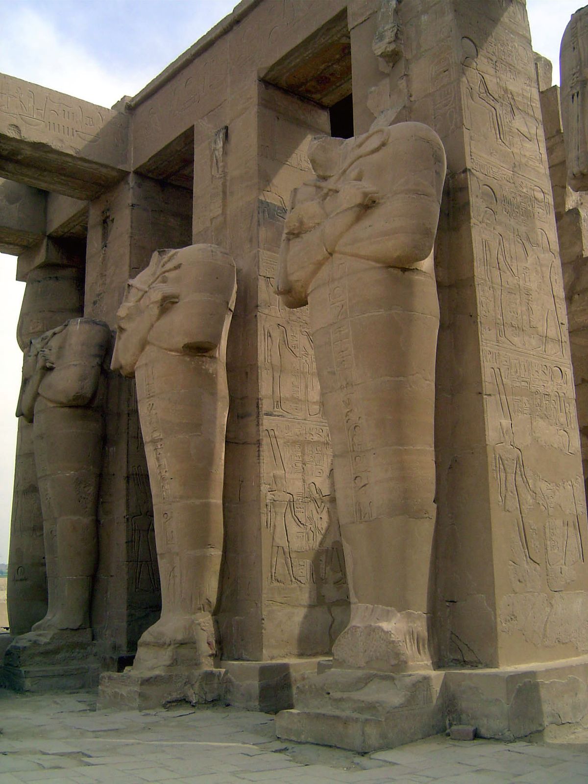 Osirid columns.
