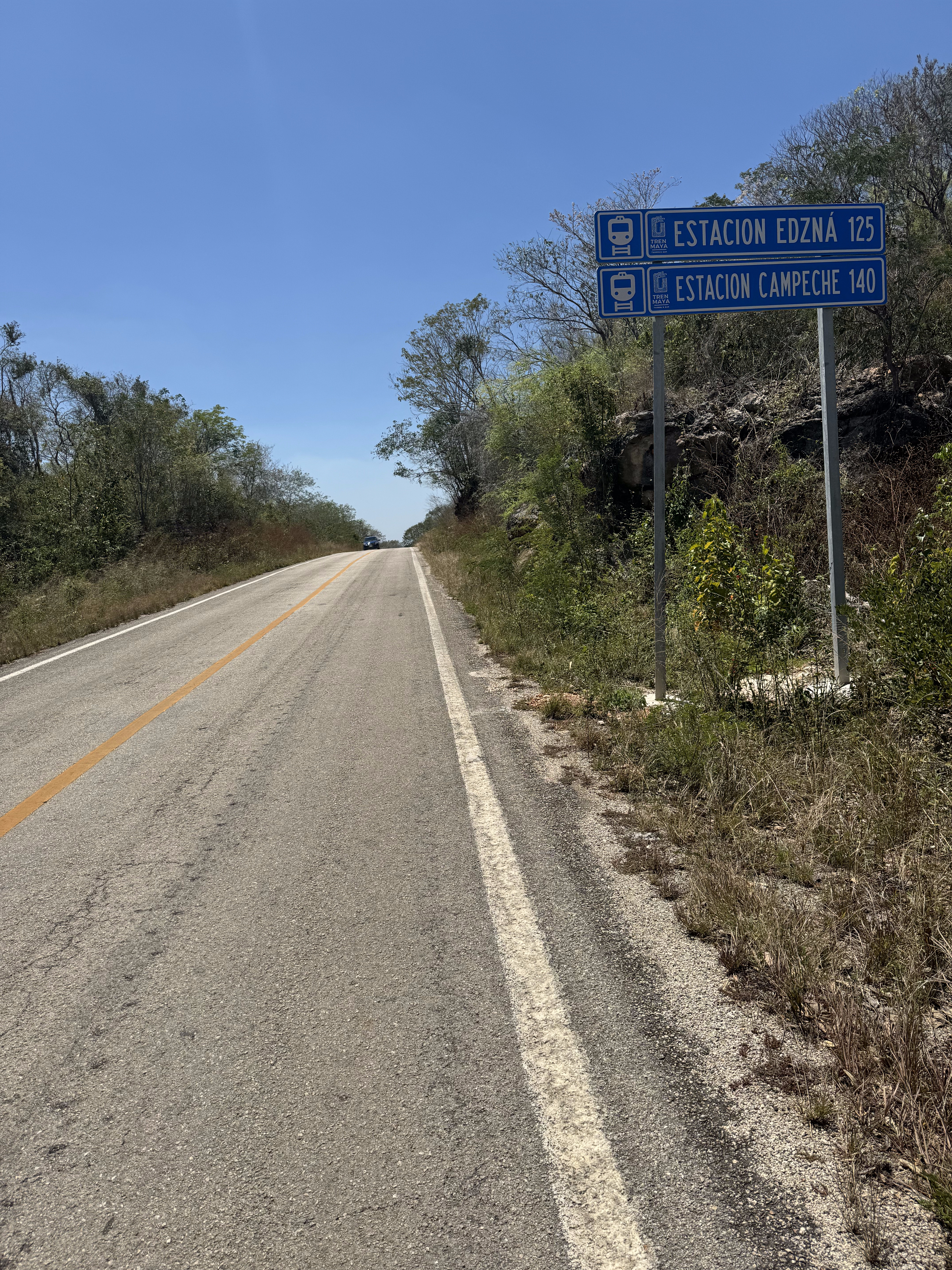 Sorry, gotta run.  Xpujil is still 150 miles or four hours down the road, and that's according to Miss Google.  The road looks good but has