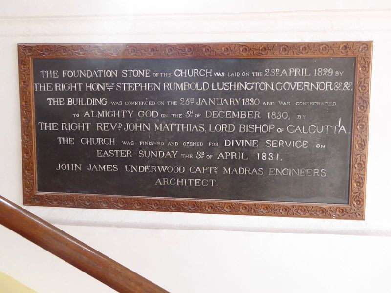 Governor Lushington had been briefly in India as a young man, but had then returned to London and begun a career in politics. As a Tory memb