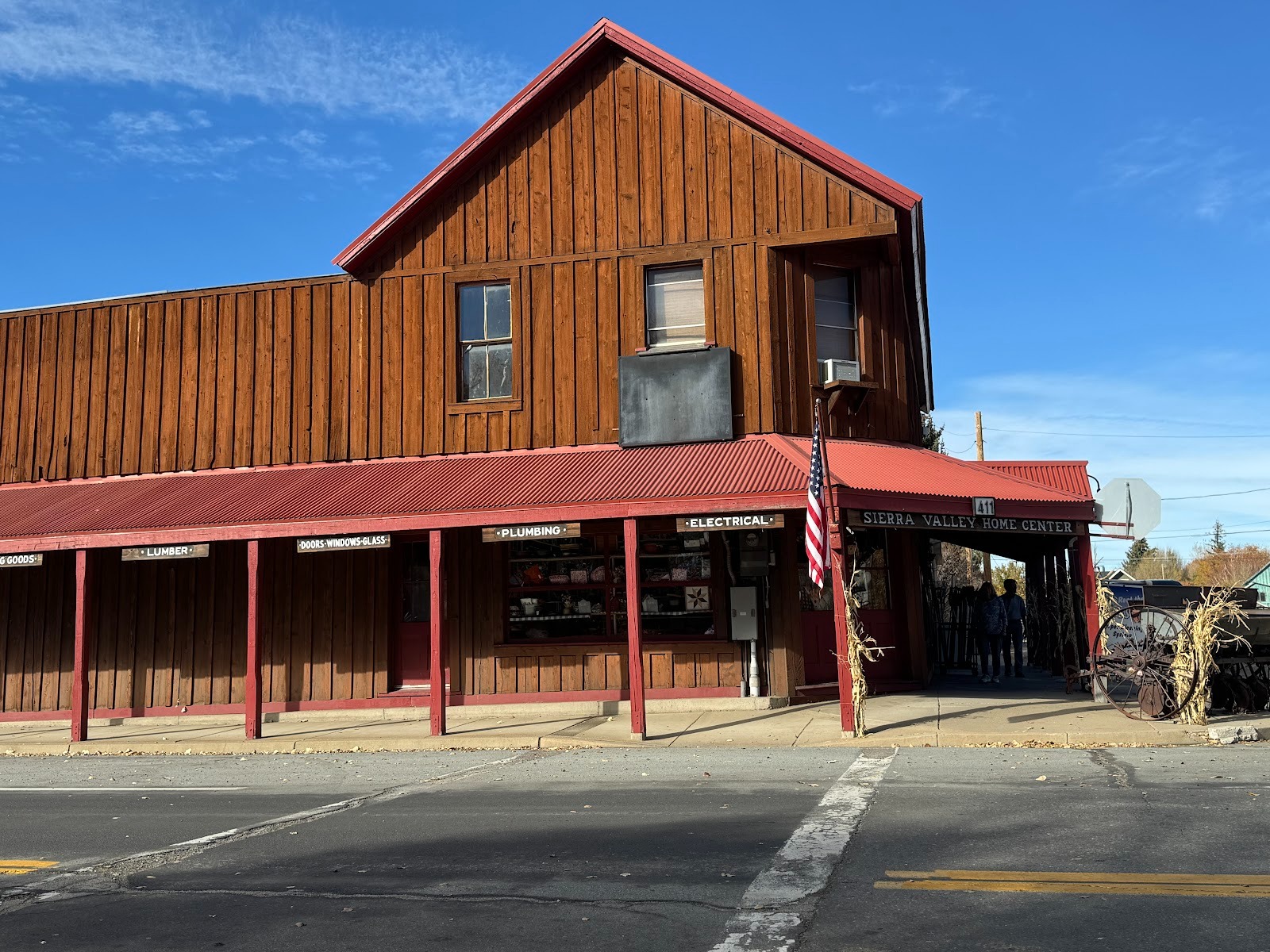 Loyalton has only store, but it's big, with lots of inventory.